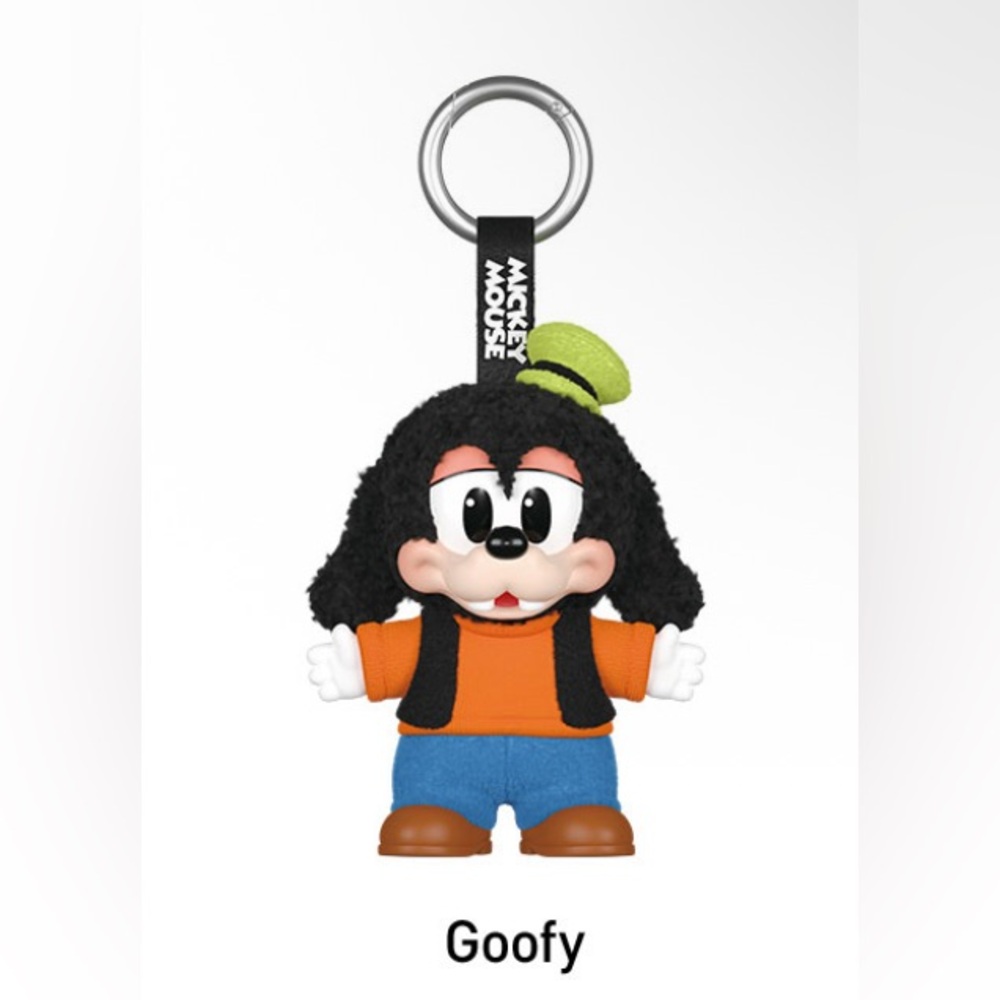 Authentic Pop Mart Mickey Family Cute Together Keychain – Goofy